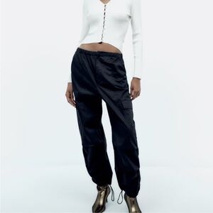 Zara parachute pants